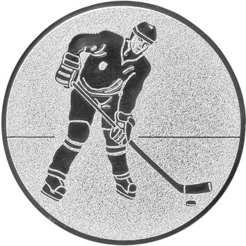 Aluminium Emblem Eishockey