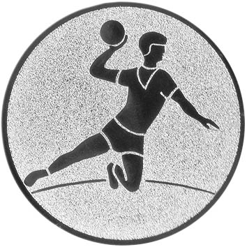 Aluminium Emblem Handball Herren