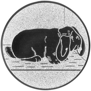Aluminium Emblem Kaninchen Widder