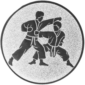 Aluminium Emblem Kampfsport Karate