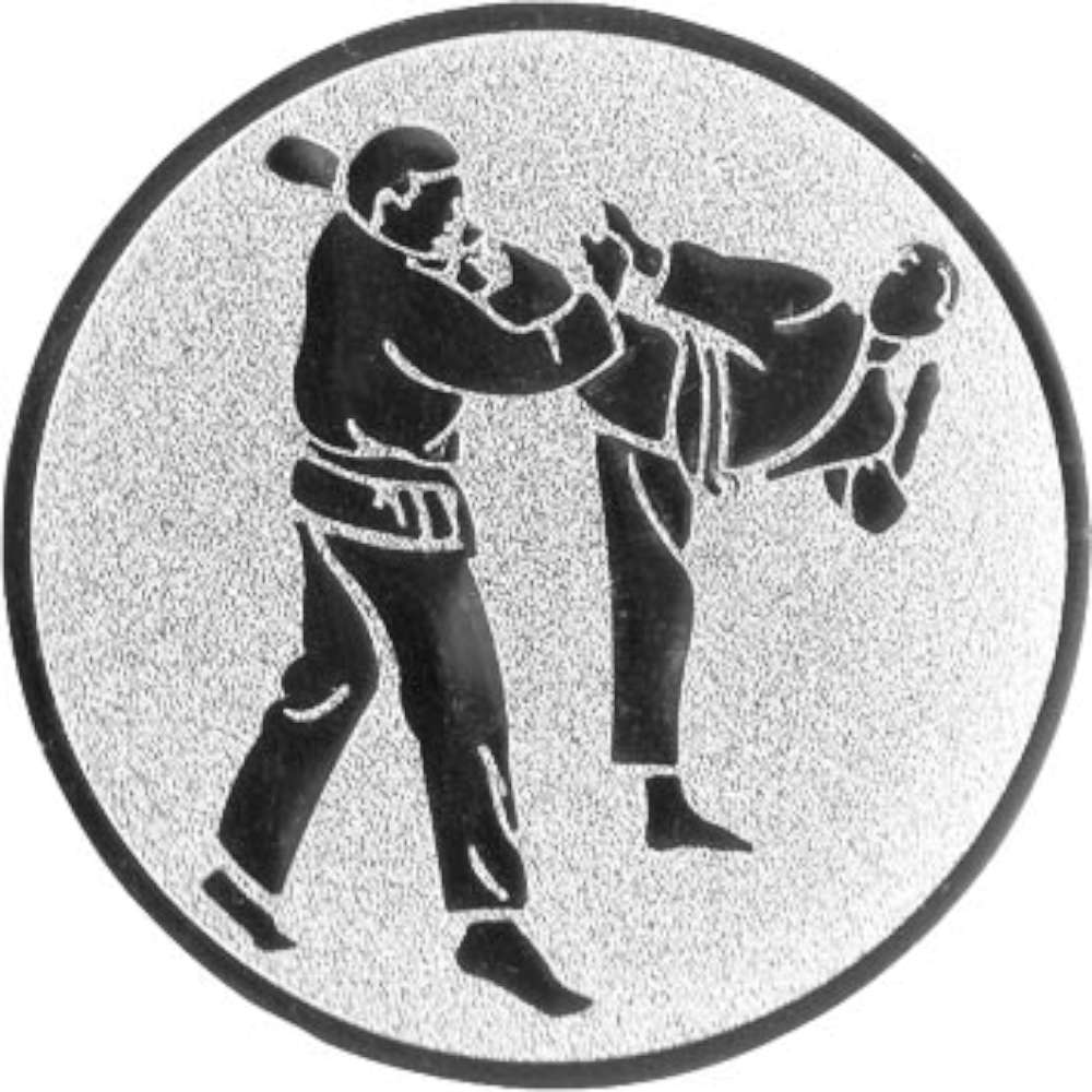Aluminium Emblem Kampfsport Karate