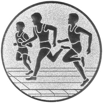 Aluminium Emblem Leichtathletik