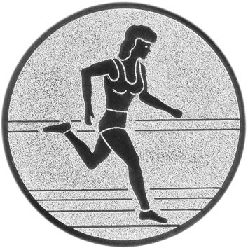 Aluminium Emblem Leichtathletik Luferin