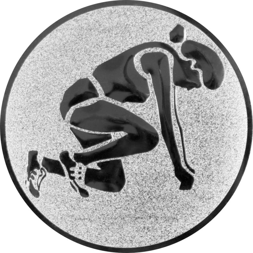 Aluminium Emblem Leichtathletik Damen