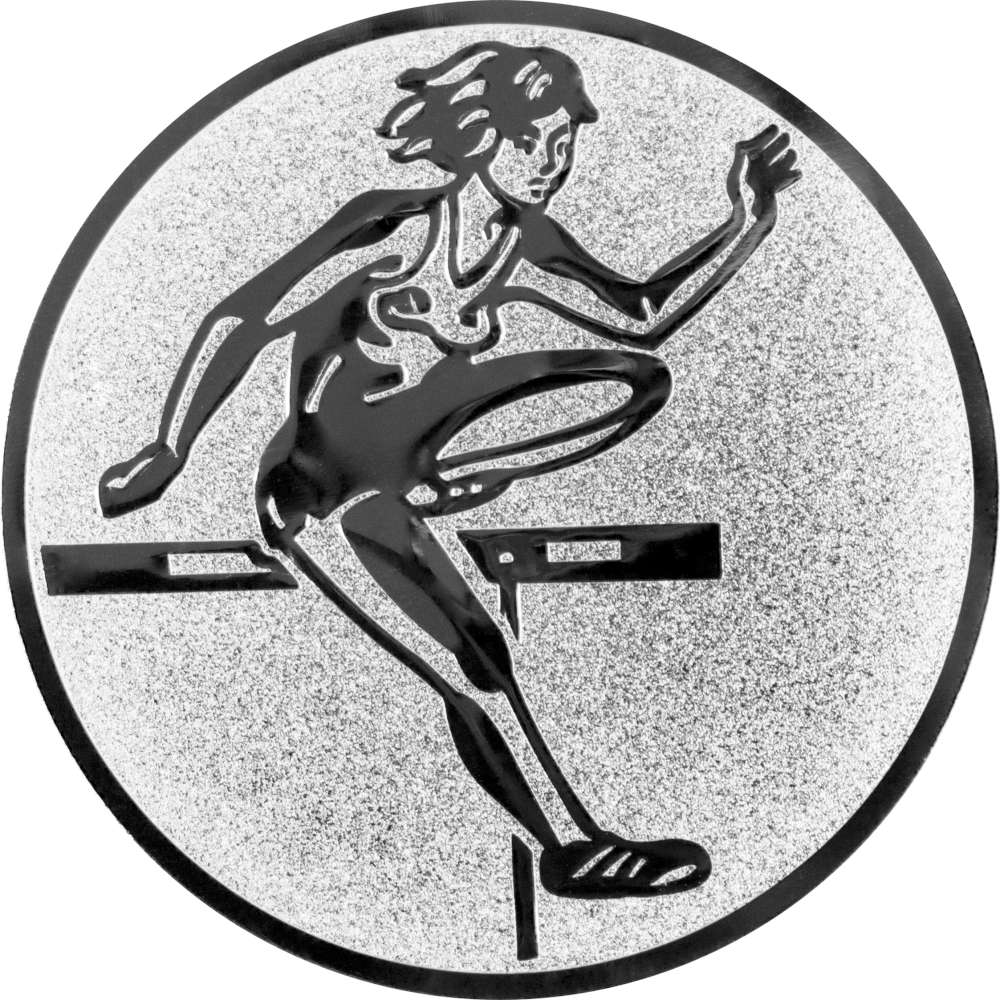 Aluminium Emblem Leichtathletik Hrden Damen