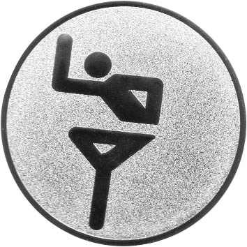 Aluminium Emblem Leichtathletik