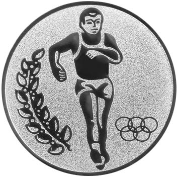 Aluminium Emblem Leichtathletik Geher