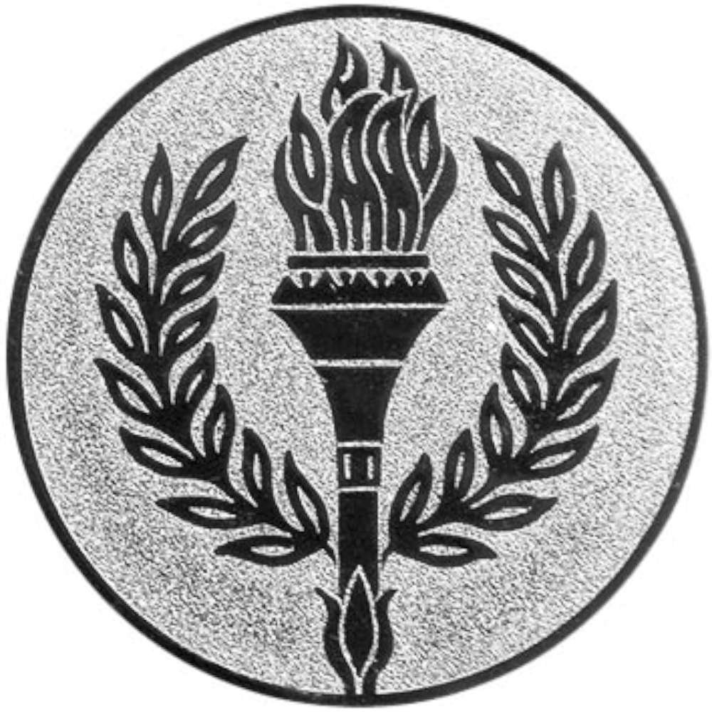 Aluminium Emblem Siegesflamme