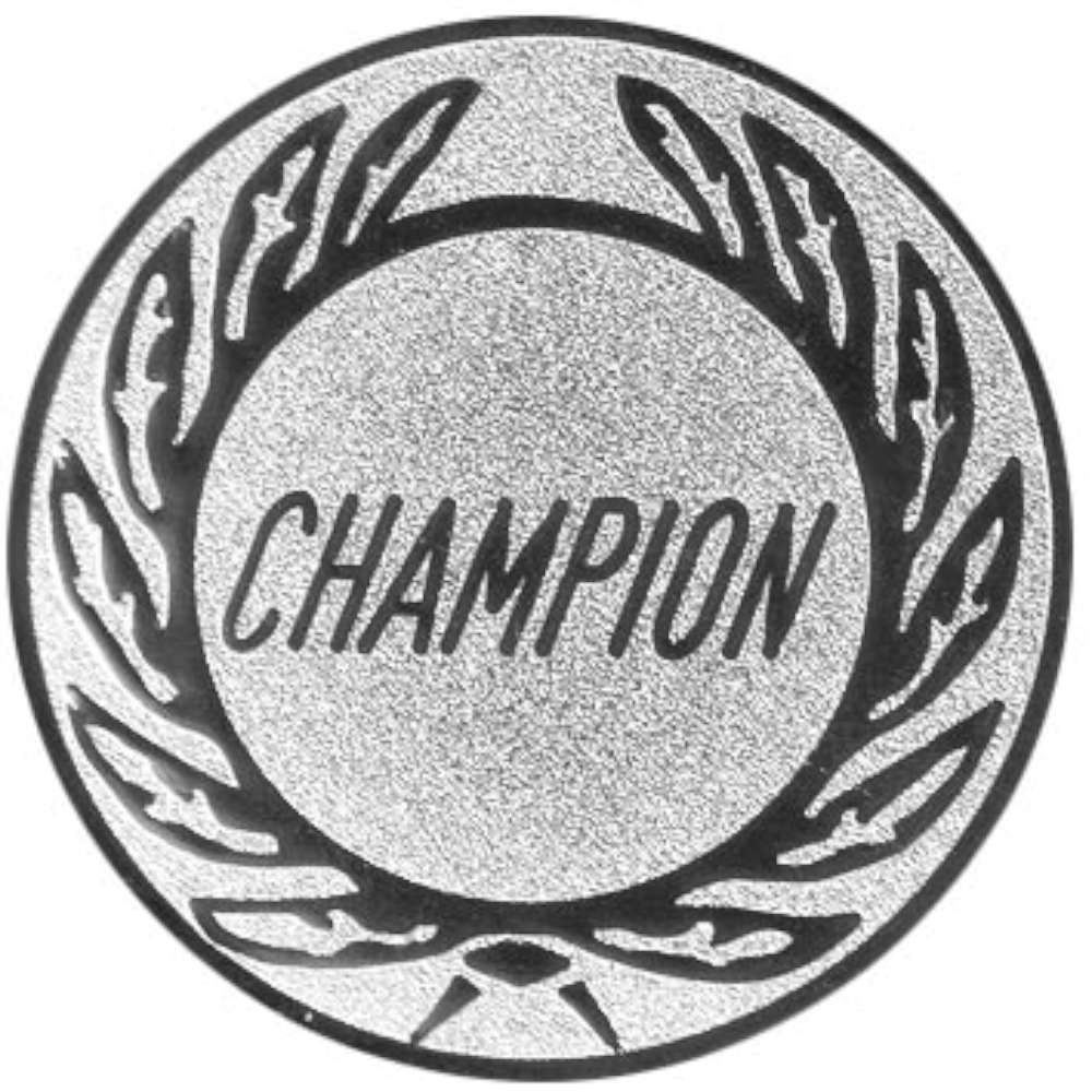 Aluminium Emblem Neutral "Champion"