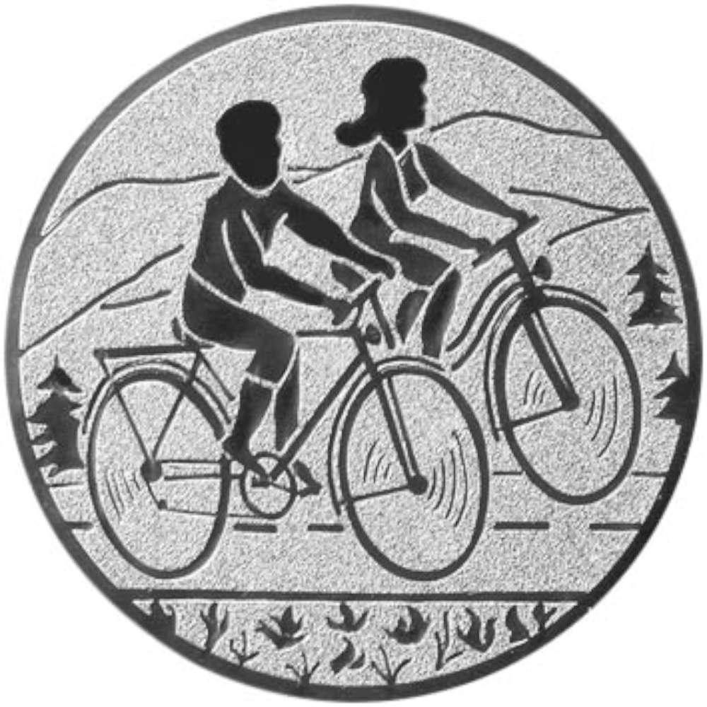 Aluminium Emblem Radwandern