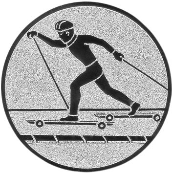 Aluminium Emblem Rollerski