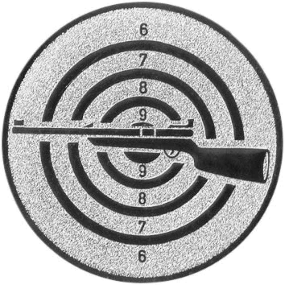 Aluminium Emblem Schtzen Gewehr
