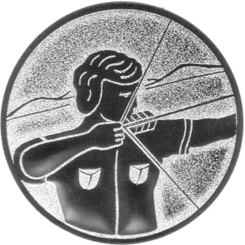 Aluminium Emblem Schtzen Bogen