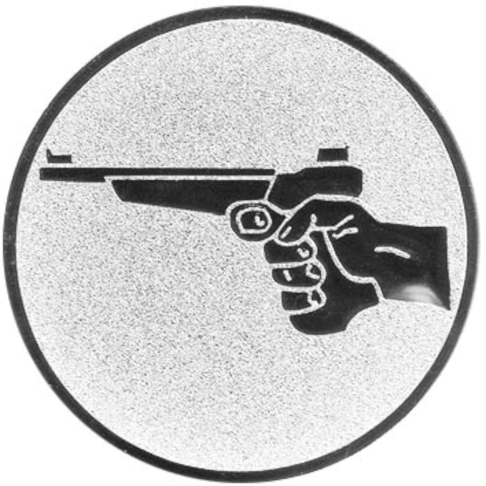 Aluminium Emblem Schtzen Pistole