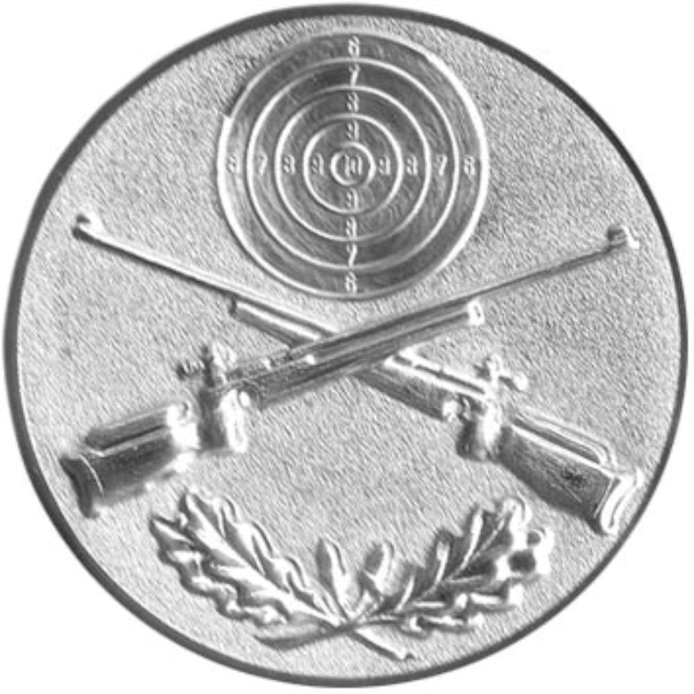 Aluminium Emblem Schtzen Gewehr 3D