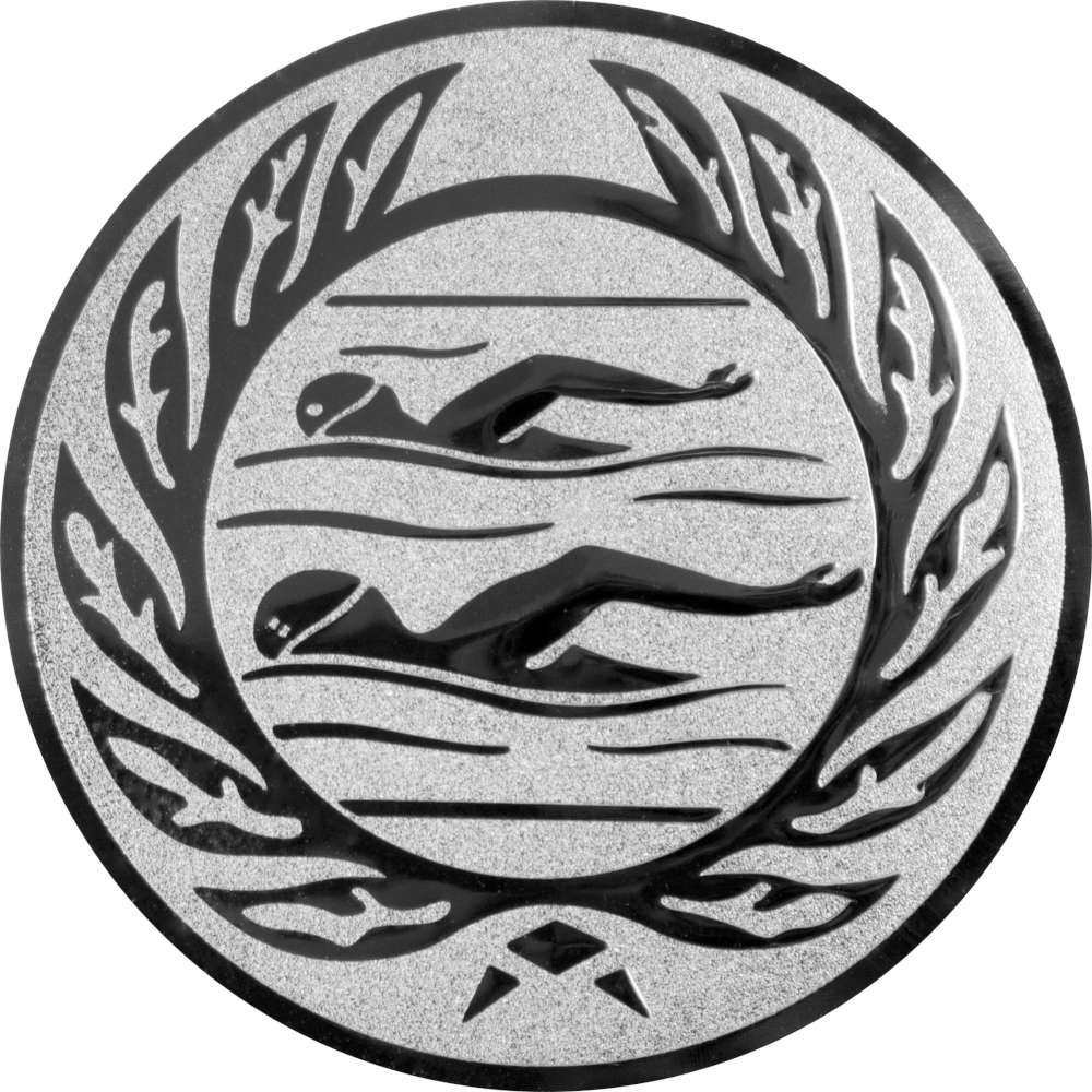 Aluminium Emblem Schwimmen