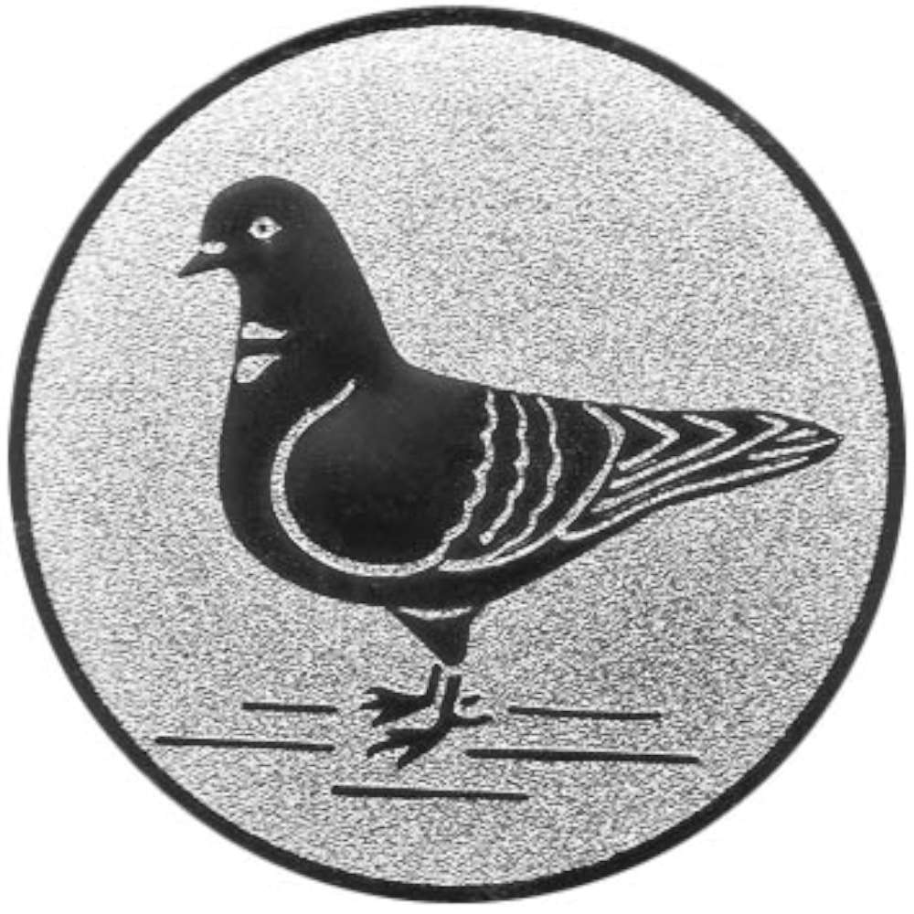Aluminium Emblem Taube