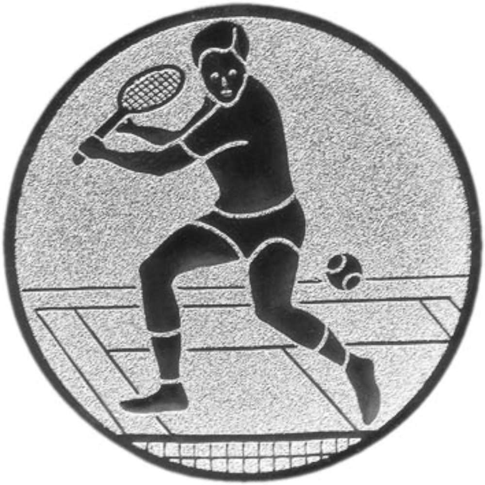 Aluminium Emblem Tennis Herren