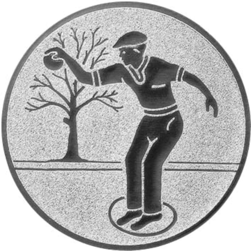 Aluminium Emblem Petanque/Boccia/Boule Herren