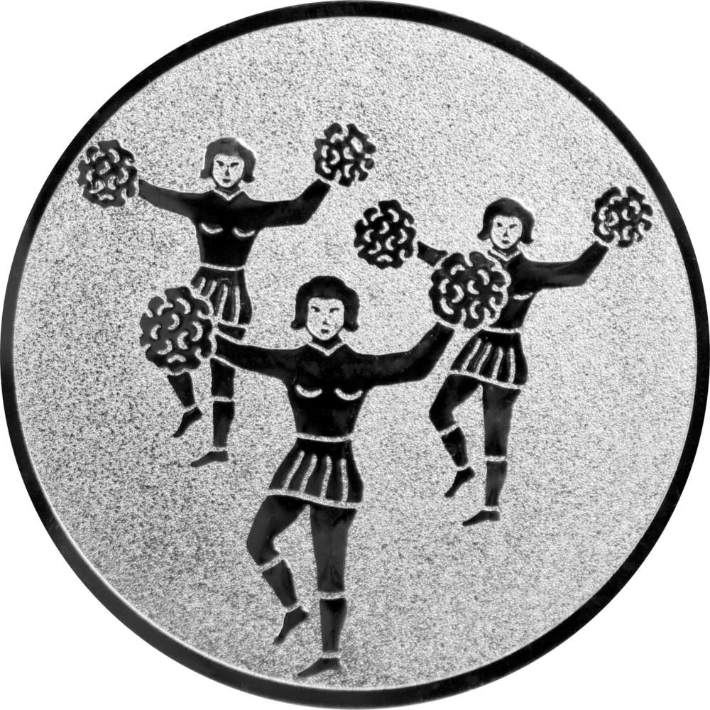 Aluminium Emblem Cheerleader