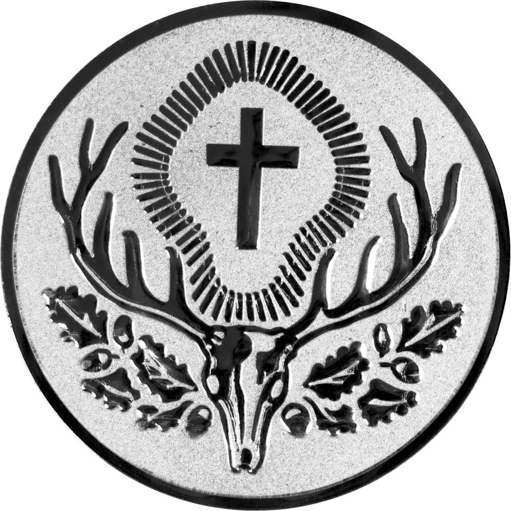 Aluminium Emblem Jagd St. Hubertus