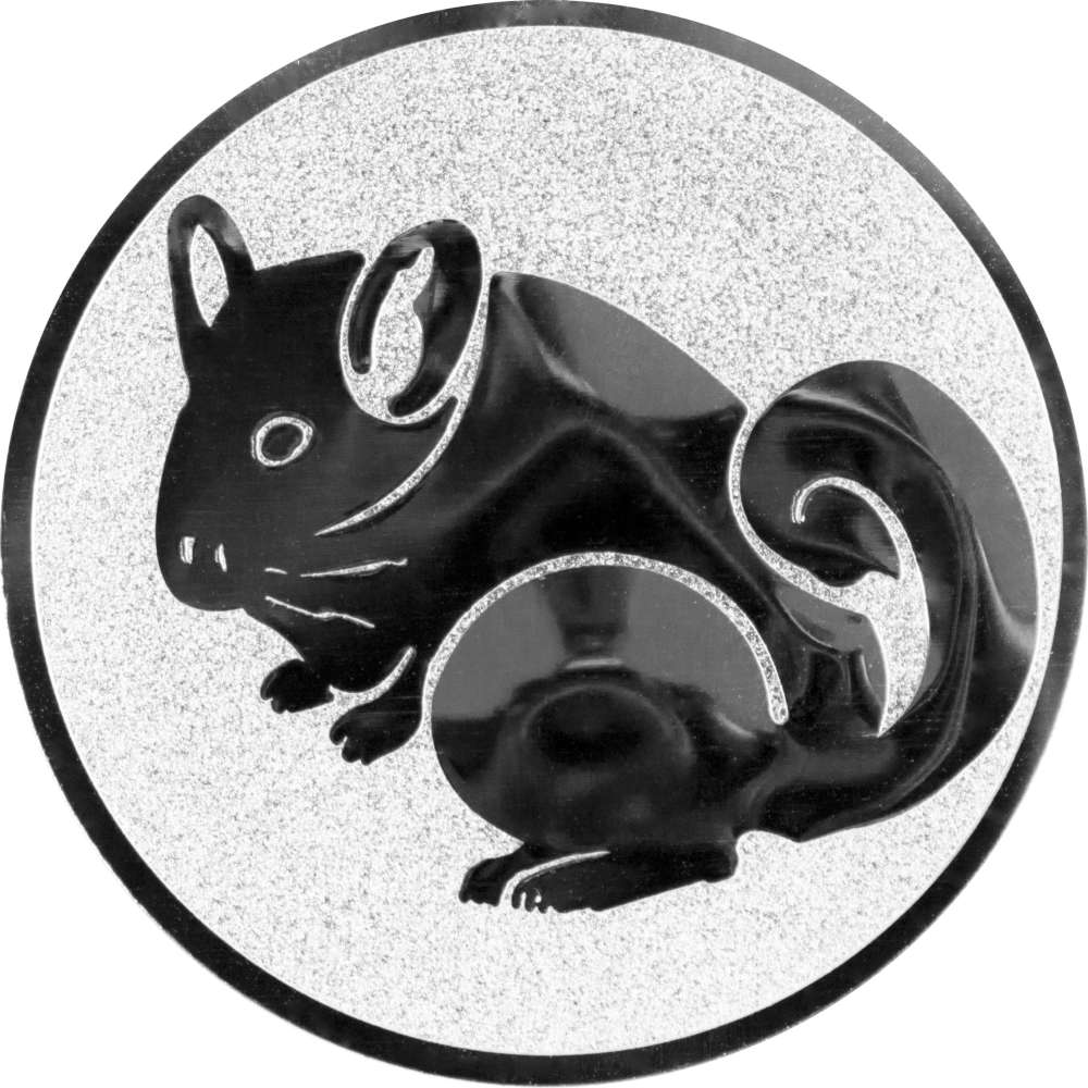 Aluminium Emblem Kaninchen-Chinchilla