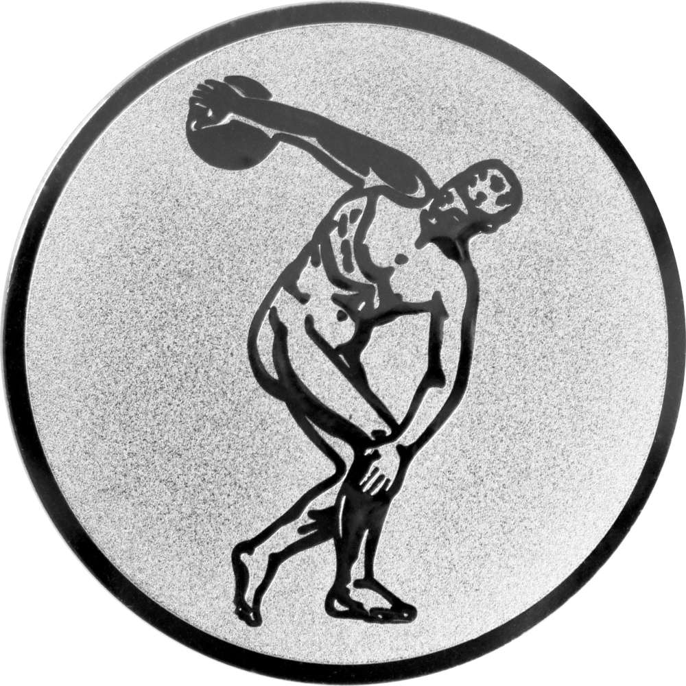 Aluminium Emblem Leichtathletik Discus