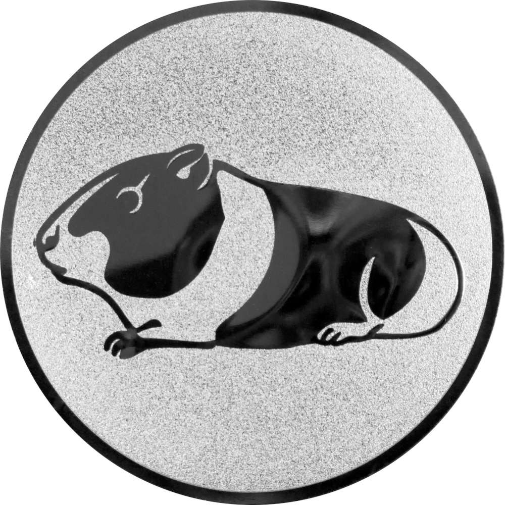 Aluminium Emblem Meerschweinchen