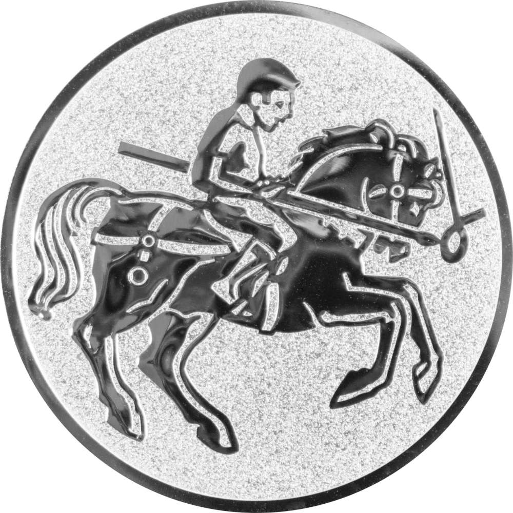 Aluminium Emblem Reiten Ringelreiten