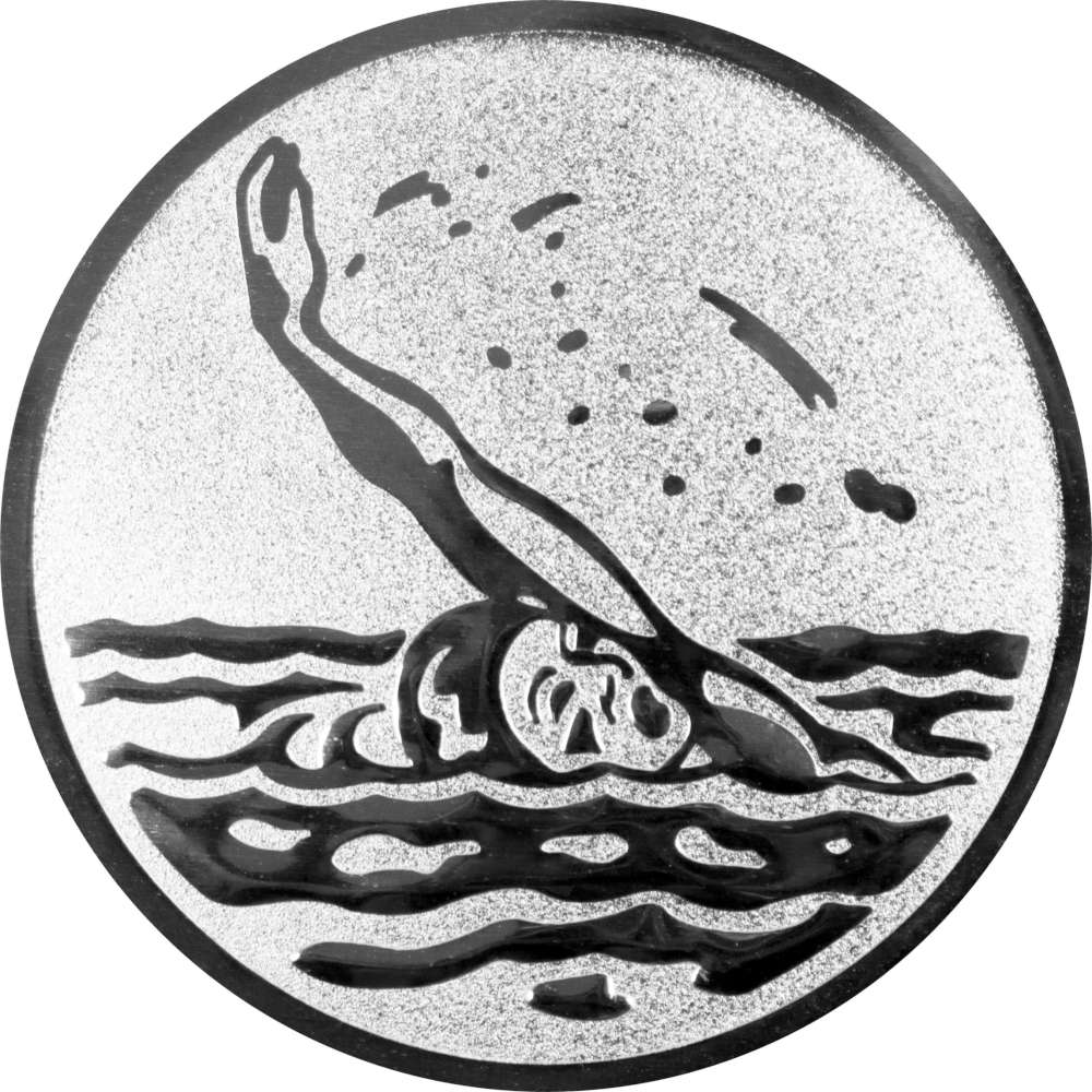 Aluminium Emblem Schwimmen Rcken