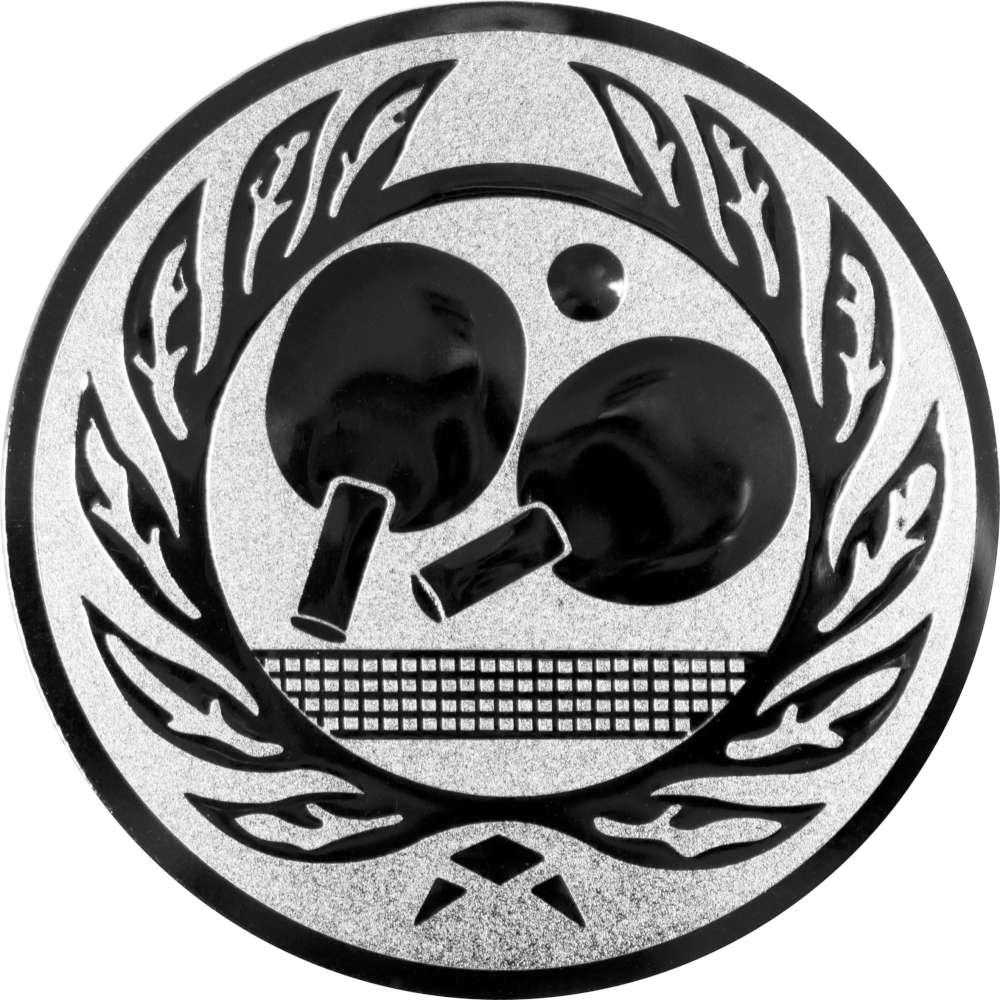 Aluminium Emblem Tischtennis