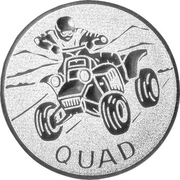 Aluminium Emblem Motorsport Quad