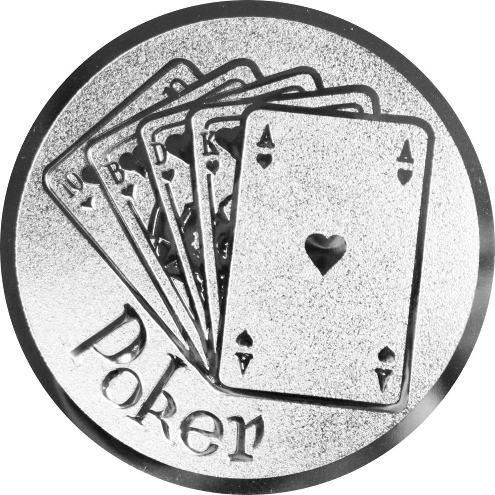 Aluminium Emblem Pokern