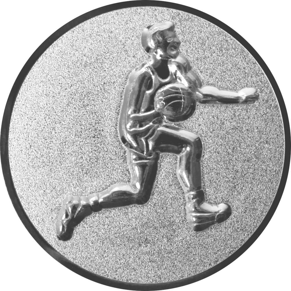 Aluminium Emblem Basketball 3D