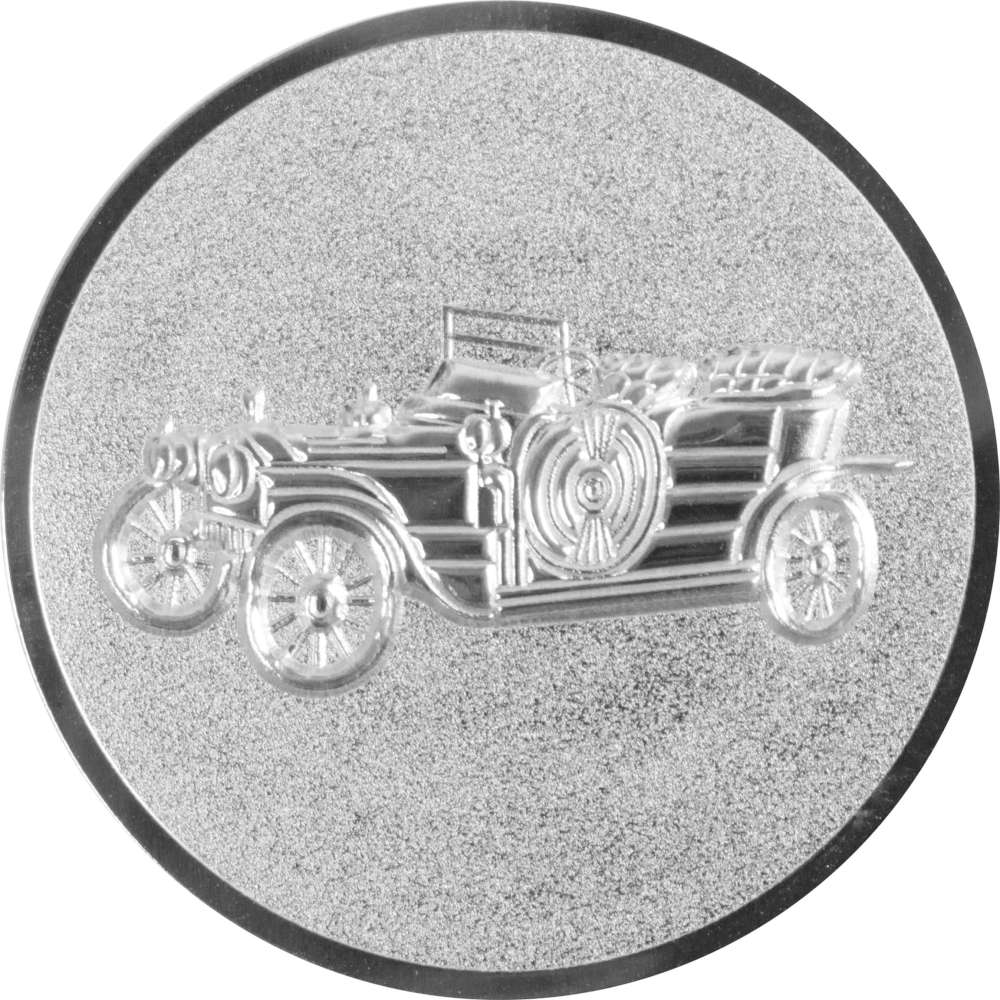 Aluminium Emblem Motorsport Oldtimer 3D