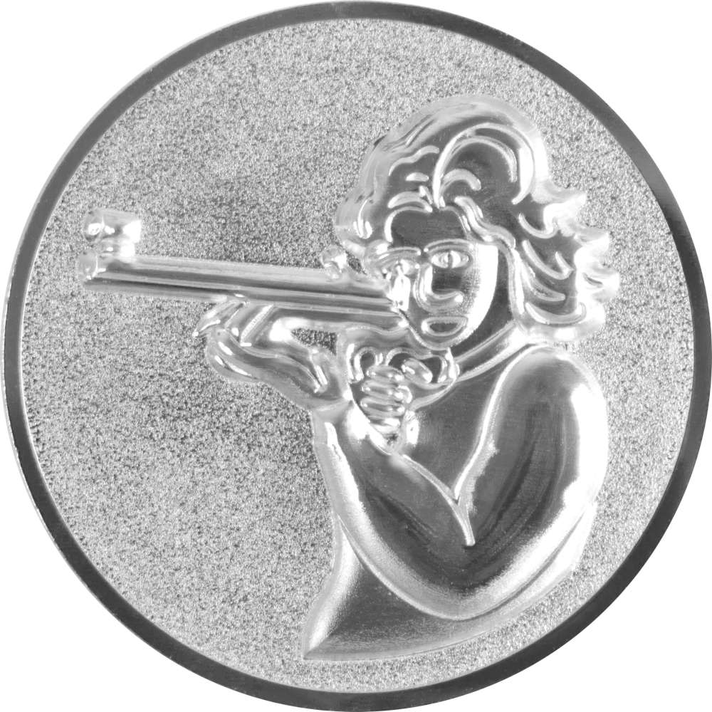 Aluminium Emblem Schtzen Damen 3D